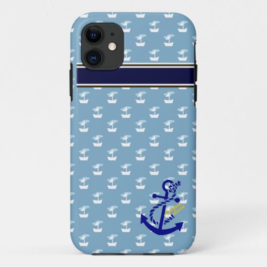 Nautical Design iPhone Case (Achterkant)