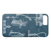 Nautical Detail blauwdruk IV Case-Mate iPhone Case (Achterkant (Horizontaal))