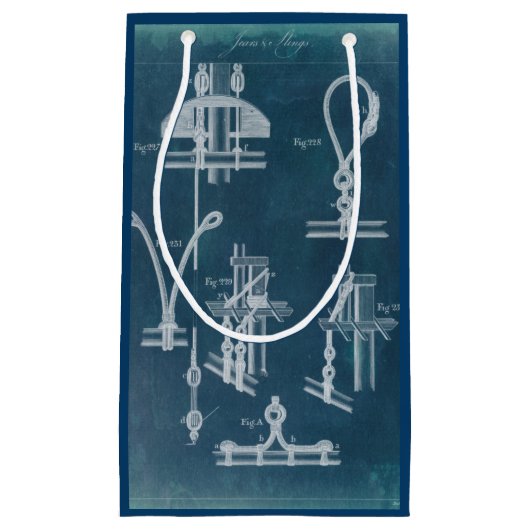 Nautical Detail Blueprint IV Klein Cadeauzakje (Voorkant)