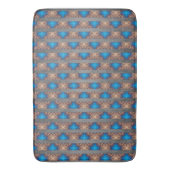 Nautical Diamond Pools & Stripes Pattern Badmat (Voorkant Verticaal)