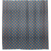 Nautical Diamond Pools & Stripes Pattern Douchegordijn (Voorkant)
