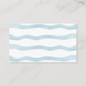 Nautical Diaper Rafflle | walvis | Blauwe Waterver Informatiekaartje (Achterkant)