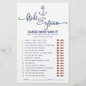 Nautical die het Vrijgezellenfeest Games zei (Voorkant)