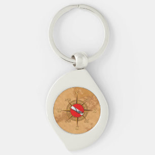 Nautical Dive Compass Sleutelhanger