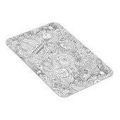 Nautical Doodle Magneet (Rechterzijde)