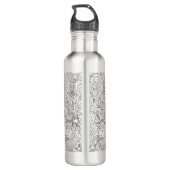 Nautical Doodle Waterfles (Achterkant)