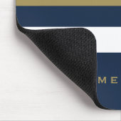 Nautical double anchor Monogram Mousepad Muismat (Hoek)