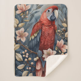 Nautical Dream Bird Sherpa Deken