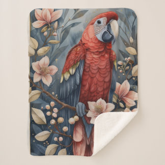 Nautical Dream Bird Sherpa Deken