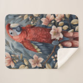 Nautical Dream Bird Sherpa Deken (Voorkant (horizontaal))