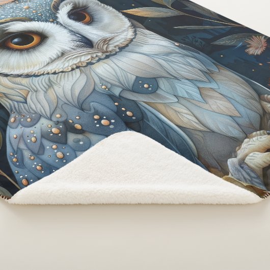 Nautical Dream Owl Sherpa Deken (3/4)
