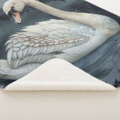 Nautical Dream Swan Sherpa Deken (3/4)