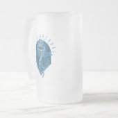 Nautical Faith Anchors the Soul Matglas Bierpul (Voorkant links)