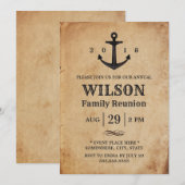  Nautical Family Reunion Kaart (Voorkant / Achterkant)