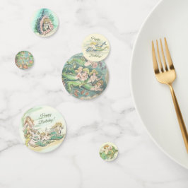 Nautical Fantasy Mermaids Birthday Party Confetti