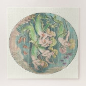 Nautical Fantasy Mermaids Cameo Legpuzzel (Horizontaal)