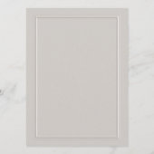 Nautical Faux Embossed Blue Modern Classic Wedding Menu