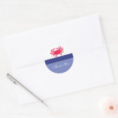 Nautical Favor Sticker (Envelop)