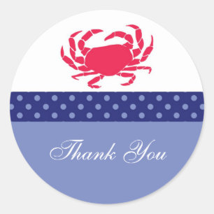 Nautical Favor Sticker