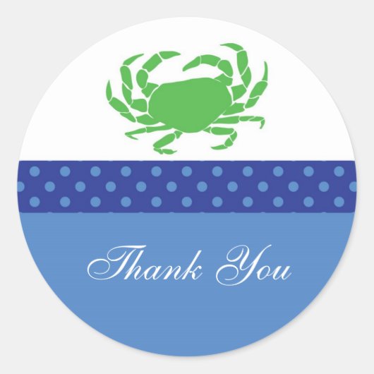 Nautical Favor Sticker (Voorkant)