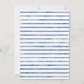 Nautical First Birthday Uitnodiging (Achterkant)