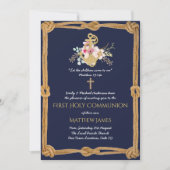 Nautical First Communion Boy Girl uitvindingen Kaart (Voorkant)