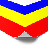 Nautical Flag is voor U en de naam van uw kind Poster (Hoek)