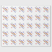 Nautical Flag Merry kerstcadeautje Cadeaupapier (Vlak)