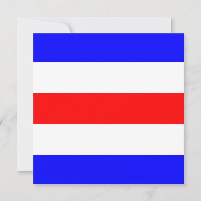 Nautical Flag Signal Charlie Letter C (Voorkant)
