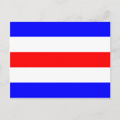 Nautical Flag Signal Letter C (Charlie) Briefkaart (Voorkant)