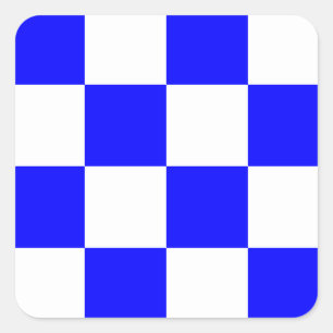 Nautical Flag Signal Letter N (november) Vierkante Sticker