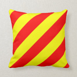 Nautical Flag Signal Letter Y Yankee Kussen