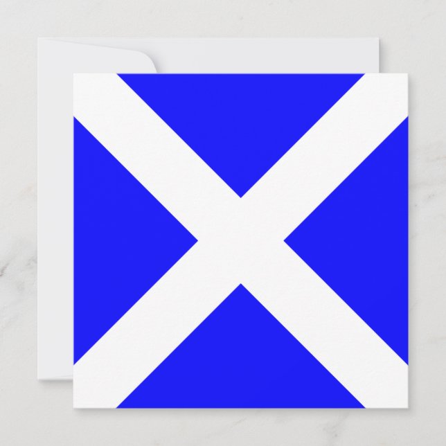 Nautical Flag Signal Mike Letter M (Voorkant)