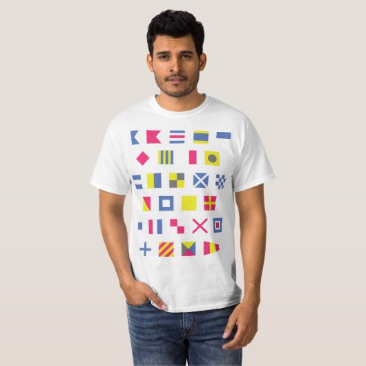 Nautical Flag T-Shirt (Voorkant volledig)