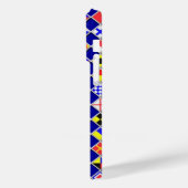 Nautical Flagers Checkered Pattern Case-Mate iPhone Case (Achterkant / Links)