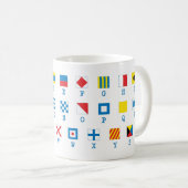 Nautical Flags Maritime Signals Alphabet Mok (Voorkant rechts)