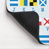 Nautical Flags Maritime Signals Mousepad Muismat (Hoek)