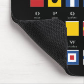 Nautical Flagt Alfabet Muismat (Hoek)