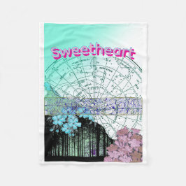 Nautical Fleece Blanket  Deken