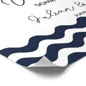 Nautical Flip Flop bruiloft party print (Hoek)