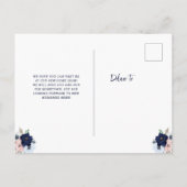 Nautical Floral | Nieuwe aankondiging adreswijzigi (Achterkant)