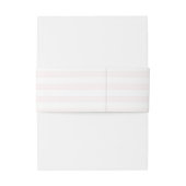 Nautical Floral Stripes Wedding Uitnodigingen Wikkel (Achterkant Voorbeeld)