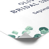 Nautical Floral | Welkomstteken Vrijgezellenfeest Poster (Hoek)