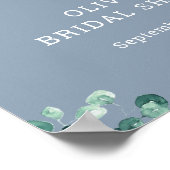 Nautical Floral | Welkomstteken Vrijgezellenfeest Poster (Hoek)