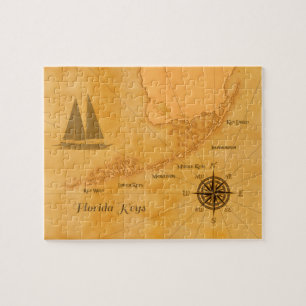  Nautical Florida Keys Map Legpuzzel