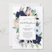 Nautical Flowers | Post Wedding Brunch Kaart (Voorkant)