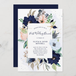 Nautical Flowers | Post Wedding Brunch Kaart