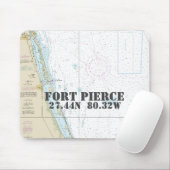 Nautical Fort Pierce Florida Latitude Longitude Muismat (Met muis)