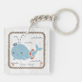 Nautical Friends - Whale Sleutelhanger (Achterkant)