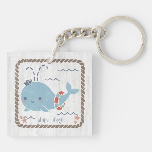 Nautical Friends - Whale Sleutelhanger (Achterkant)